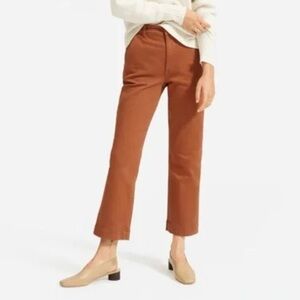Everlane Cropped Straight Regular Women’s Rust Blogger Favorite Jeans Sz 4